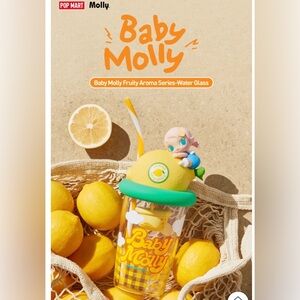 POP MART Baby Molly Fruity Aroma Water Glass